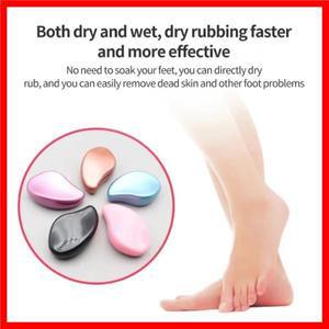 나노 유리 발 파일 그라인더 죽은 피부 굳은 살 제거 발 뒤꿈치 그라인딩 스톤 스테인레스 스틸 양면 페디