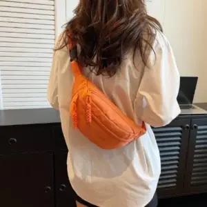 CCB4182여성용 나일론 크로스백 힙색 데일리 웨이스트백