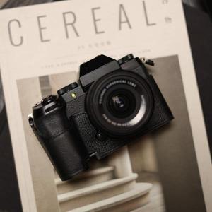 카메라  가죽 하프베이스 케이스 팜 프린트 보호 커버 액세서리 Fujifilm X-S20