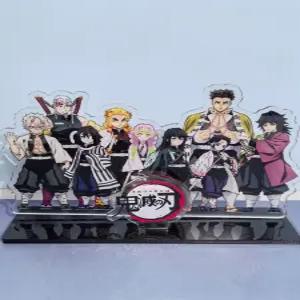 귀멸의 칼날 아크릴 스탠드 기둥 무이치로 쿄주로 시노부 기유 귀칼 책상 거실 사무실 장식품