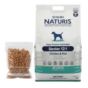 네츄리스 강아지사료 시니어 애견 노견 알러지 3kg
