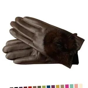 프리미엄 밍크털 양가죽 울장갑 여자장갑 사슴가죽장갑 16COLOR