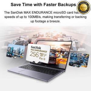 샌디스크 맥스 인듀어런스 microSD 카드 32GB 64GB 메모리 U3 4K 풀 HD 차량용 블랙박스 및 감시 카메라용