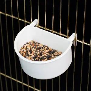 [하프클럽/올펫몰]2GR 반달모이통 앵무새 급식기 급수기 모이통 사료통