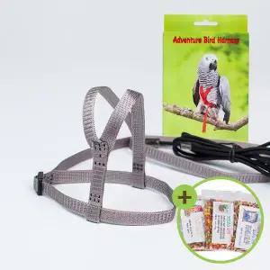 [하프클럽/올펫몰]어드벤쳐 앵무새 하네스 L 대형앵무 청금강 코카투