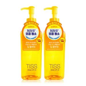 TISS 딥오프 딥클렌징오일 320ml 2개