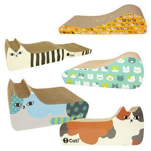 아이캣 스크래처/캣페이스/냥이/도트/줄무늬/행진