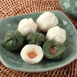 꿀떡 1kg 쫄깃하고 맛있는 이색 꿀떡/쑥떡 흰떡