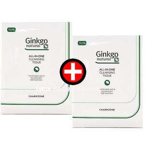 1+1 참존 징코 내츄럴 올인원 클린싱 티슈 리필110매