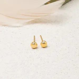 순금 귀걸이 1.87g 24k [통통 볼]