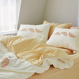 쁘리엘르 야미 말랑몽글 차렵이불베개세트, SS, 크림, 1개