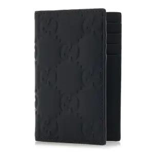 [라벨루쏘]  남성 GG 러버 효과 롱 카드 케이스 771317 AAC0L 1000