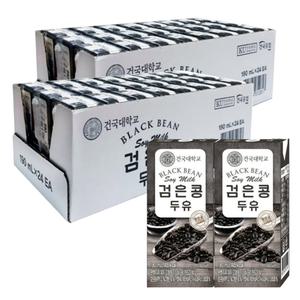건국 검은콩두유 190ml 24팩 2박스