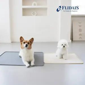 [플리다스] 착붙 실리콘 배변매트 논슬립 배변판 표준형/대형