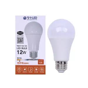 벌브램프 장수LED 12W 3000K HT-KSA6012WG5-308R3B