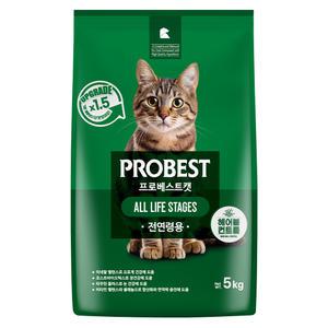 프로베스트 캣 헤어볼 전연령 5kg 1개