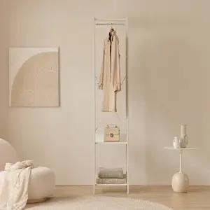 삼익가구 에린 철제 드레스룸 시스템 옷장 400 1단 행거형