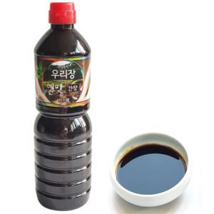 10년이상 발효 숙성 강원도 양양 전통 조선 간장 1100ml 메주 송화장 우리농원 진간장 맑은간장