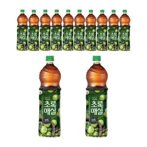 초록매실 제로 1.5L, 12개