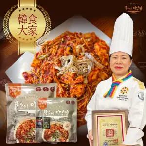 45년전통 전국3대맛집 똑순이 아구찜 1kg (2~3인분) X 3팩