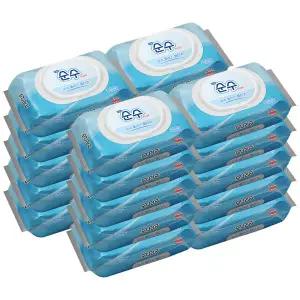 테온셀 모나리자 물티슈 순수 캡형 대용량 100매 20팩 물휴지