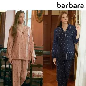 바바라 PJM001 실크느낌 부드러운 여성 레이온 파자마 잠옷 2벌
