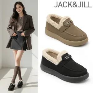 [잭앤질]잭앤질 뽀글이 털안감 플랫폼 로퍼(JD5722)