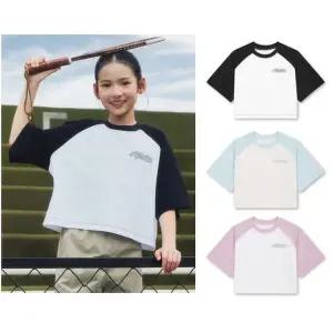 [탑텐키즈](마산점)25년 SS 여아)밸런스 쿨에어코튼 크롭7부티셔츠 MKF3TS2401