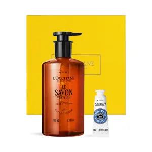 [록시땅](강남점)[기프트] 시어 버베나 리퀴드 핸드 솝 500ml 세트 (카리테 콩포르)(+시어 핸드 크림 10...