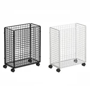 이동형 접이식 틈새보관 자취방 빨래바구니 아이방 수건바구니 세탁실 세탁바구니