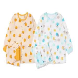 [롯데백화점]오가닉맘 [출산선물]신생아 남아얇은긴소내의 2종 세트 택1 MGSP9B04-SET