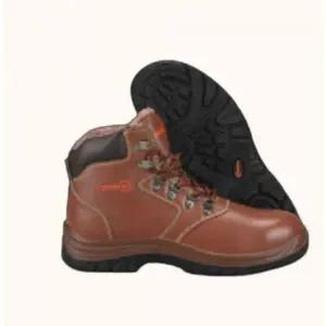 [하프클럽/]방한 안전화 겨울 털 작업화 브라운 튼튼한 275