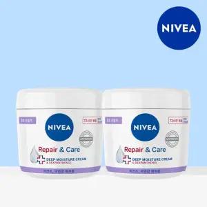 니베아 리페어 앤 케어 크림 400ml 2개
