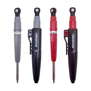 우드맥스 2.8mm 목공용 샤프 마커 산업용 건축용 롱노즈 펜 목수용 연필 자석타입 홀더 WX-P2.8