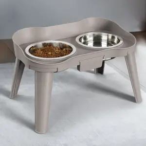 키높이 개 밥그릇 물그릇 높은 사이즈 사료 중형견 소형 큰 식탁