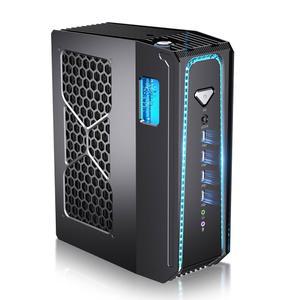 Kinupute 게이밍 PC, i9-14900F 24코어 수냉식 Win-11 Pro, 64G DDR5, 4T M.2 PCIE4.0 SSD, GeForce RTX5070 12G가 탑재된 데스크톱 컴퓨터, 4개의 디스플레이, 8K@60Hz 출력, 듀얼 LAN, WiFi7/BT5.4