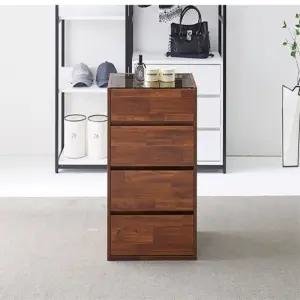 강화유리상판 드레스룸수납가구 고급아일랜드서랍장