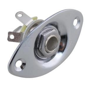 일렉트릭 기타 픽업 타원형 6.35mm 출력 잭 플레이트 소켓 LP 악세서리