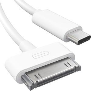 30Pin To USB C Adapter Charging Data Cable for IPhone 4 4S 3GS IPad 3 2 1 IPod USBC Type 30 Pin Charger Cord Accessories
