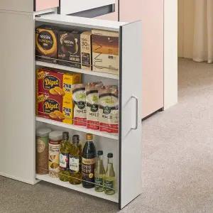 (수도권무료) 엘리사V 틈새 슬림160높은 슬라이딩 수납장 BJM254