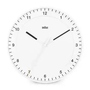 [BRAUN] BC17W 클래식 아날로그 저소음 라지 공용 벽시계