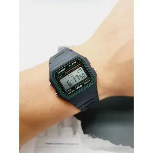 [카시오]그린 블루 사각 훈련소 입대 준비물 라이트 손목시계
