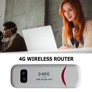 LTE 150Mbps 4G LTE 라우터 USB 모뎀 동글 무선 스틱 포켓 WIFI SIM 카드 슬롯이 있는 야외 여행용 모바일