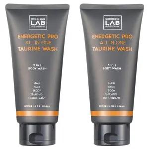 그루밍랩 남성용 에너제틱 프로 올인원 타우린 바디워시, 300ml, 2개