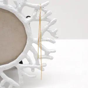 [오팔하우스] 14k 후크 체인 드롭 귀걸이 한 짝 OPPE0147