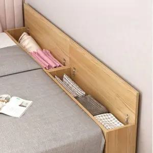 원목 침대틈새 침대옆 수납장 틈새선반 슬림 사이드 협탁 이동식 가구 도어형