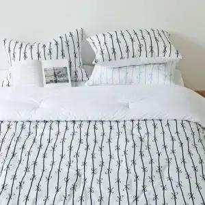 누블 가벼운 사계절 이불세트 SS/Q/K 리본 워싱 순면 케어 리본_그린