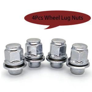 4pcs 자동차 바퀴 러그 너트 M12x1.5 실버 도요타 4 러너 타코마 캠리 C-HR 프리우스 RAV4 Corolla Lexus E