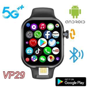 5G Android VP29 5 256GB 저장 공간 4G/5G LTE Sim 카드 GPS WIFI 2.29인치 490 x 580 스마트워치(8메가픽