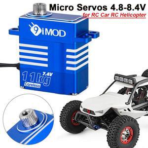 고정밀 11KG 디지털 서보 4.8-8.4V - TRX4M RC 자동차 DIY 액세서리용 코어리스 브러시드 모터